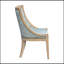 Chaise rembourrée avec garniture cloutée-2072798559
