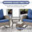 Outdoor Courtyard Wicker Sofa Conversation Set With Rocking Chairs-744245562-756647950