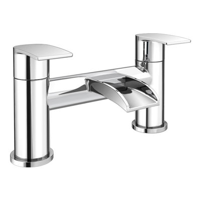 VeeBath Symphony Round Waterfall Bath Filler Mixer Tap