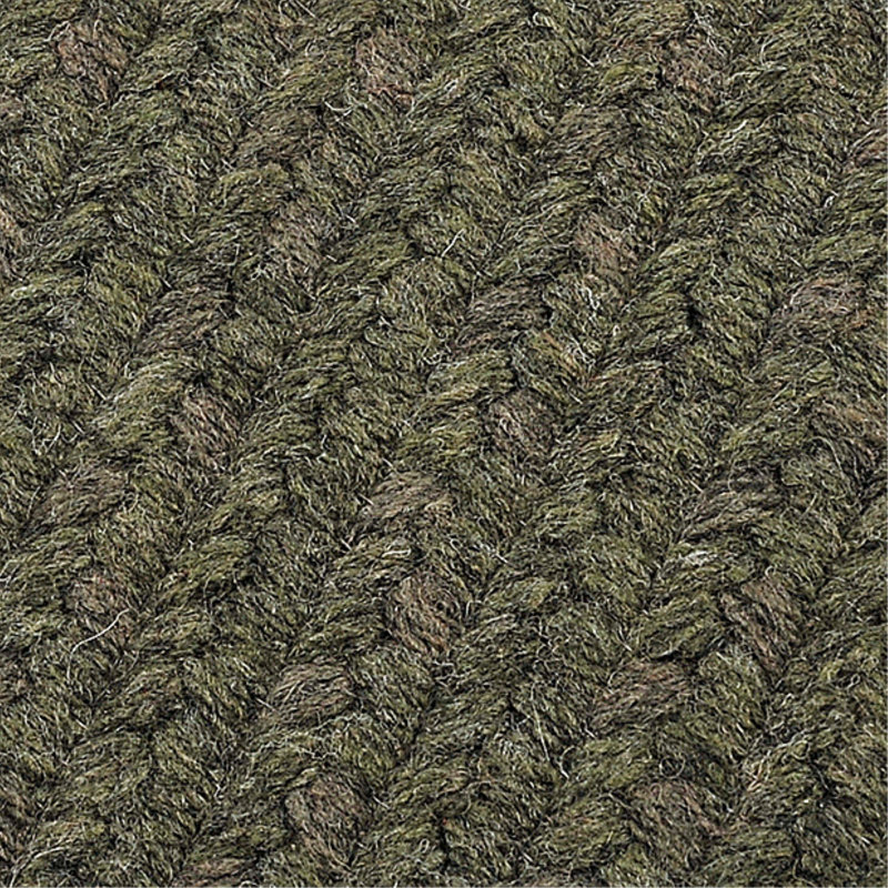Tanguay Wool Blend Reversible Area Rug - Olive Green, Rectangle 7' x 9'