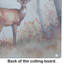 Deer Glass Cutting Board Large