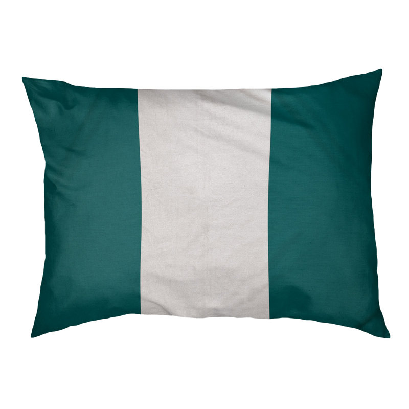 Coussin d'extérieur pour chien Florida Tribe, Grand (l 50 po x P 40 po x H 7 po), Turquoise / blanc
