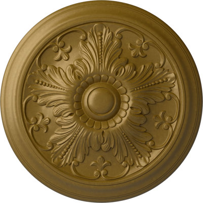 Médaillon de plafond H 16,875 po x l 16,875 po x P 3,5 po Vienna