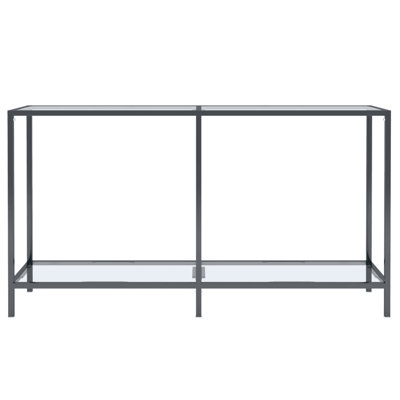Hannmeike Glass Top Console Table