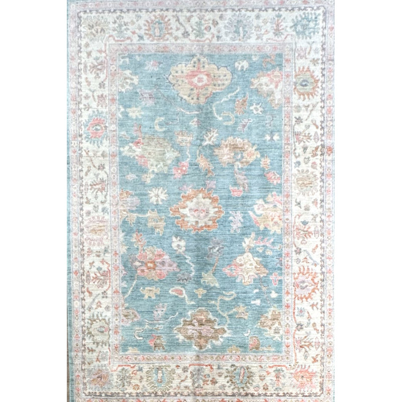 Alys: The Modern Oushak One-of-a-Kind 5'11" X 8'10" Hand Knotted Area Rug