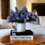 Assorted Lilacs in Fiberstone Pot-1473895768
