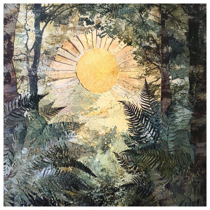 Sunlight Through Ferns Duvet Covers, King