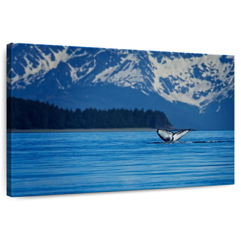 Gillard Alaskan Humpback Whale Tail, 26" H x 39" W