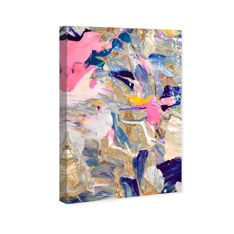 «Getting To Know You Gold», impression sur toile, H 15 po x l 10 po, Toile tendue, Sans cadre
