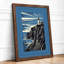 Lighthouse on the Rocks Coastal - Framed Print-1757659659-1757659658