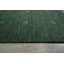 Green Hand-Knotted Wool Sparse Evergreen Motif Geometric Modern Contemporary Carpet Rug-1065620350
