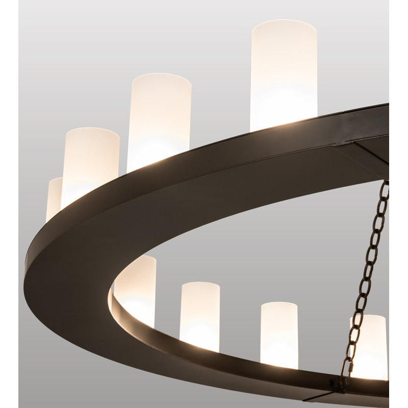 Lustre 72 lumières de 72 po de largeur Loxley