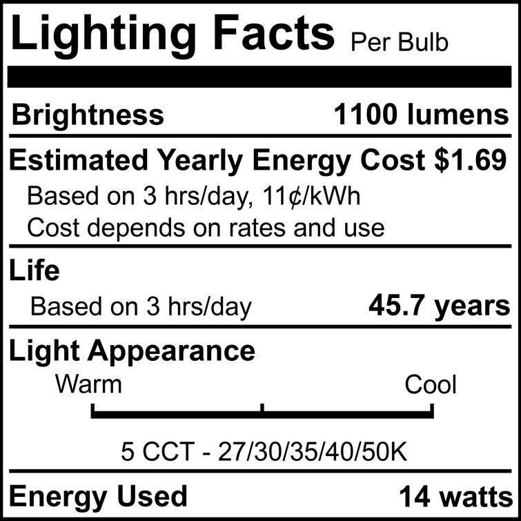862651 14 Watt 5CCT Selectable Adjustable 5/6" Integrated LED Recessed Downlight with E26 Quick Connect Adapter (Set of 4)