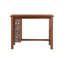 Ensemble de table de bar en acacia brossé 3 pièces Pembertly Row