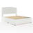 Martha Stewart Nyla Curved Nail Trim Headboard Platform Bed-Large Storage Drawer-125456158