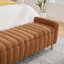 Banc rembourré avec rangement rabattable et accoudoirs-128936935