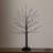 2' Pre-Lit Halloween Black Twig Tree