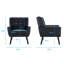 Chaise d'appoint rembourrée Meli 2 pièces-1461295226