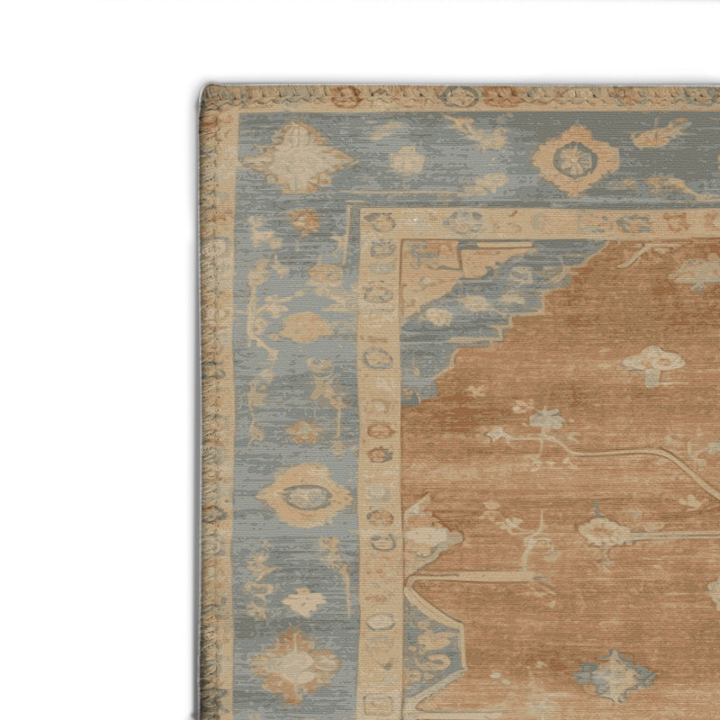 Overdyed Brown Indoor and Outdoor Area Rug, Rectangle 8' x 10'