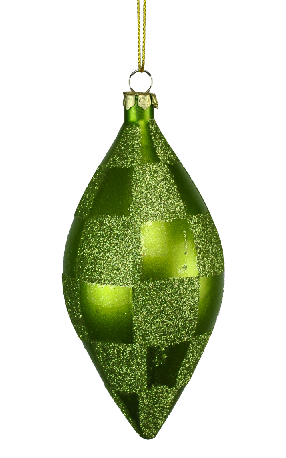 5" Finial Ornament, Lime Green