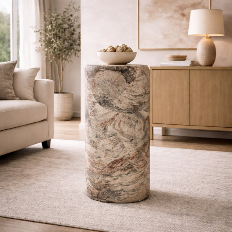 Mayah Column, 35" H x 14" W x 14" D