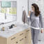 Lavabo de salle de bain ovale en porcelaine vitrifiée de 21 po Karran Valera