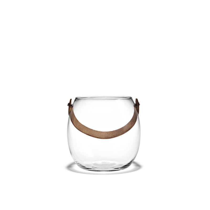 Glass Jar, 6.3" H x 6.7" W x 6.7" D