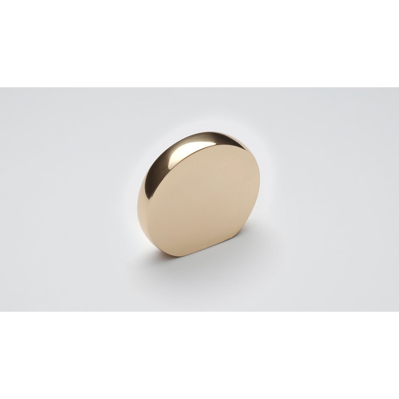 Minya 40mm Diameter Circle Knob Multipack, Polished Brass