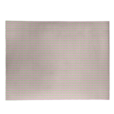 Tapis zone rose diamants