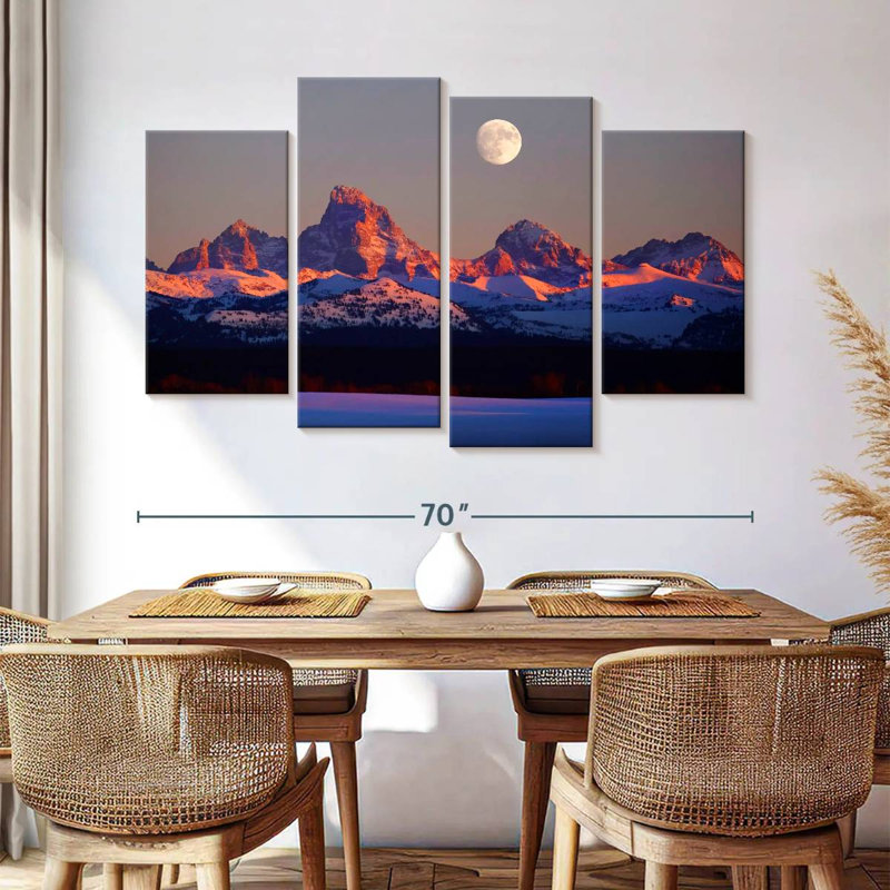 Lever de lune Alvord Grand Teton, H 42 po x l 68 po