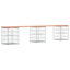 Aleida Steel Outdoor Bench-1416856546-1416856550