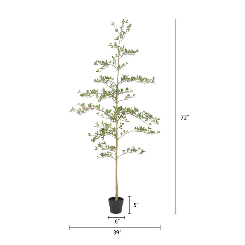 Artificial Potted Olive Tree