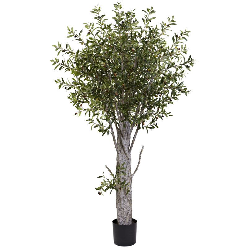 72'' Faux Olive Tree Tree in Planter