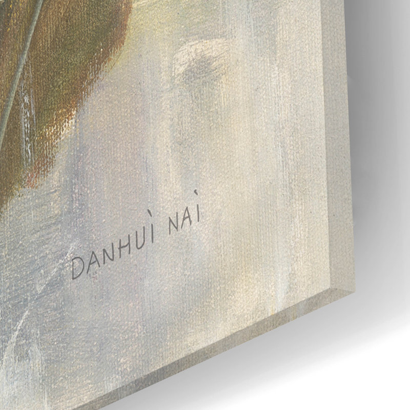 «Autumn Hydrangea 2» par Danhui Nai, art mural en verre acrylique, H 12 po x l 12 po x P 0,13 po