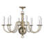 Benedetto 8 - Light Steel Classic / Traditional Chandelier-929512305