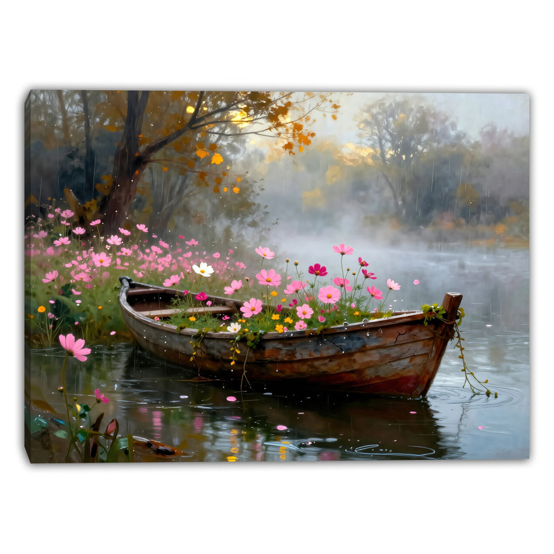 «Autumn Bloom», art mural sur toile, H 12 po x l 16 po x P 1 po