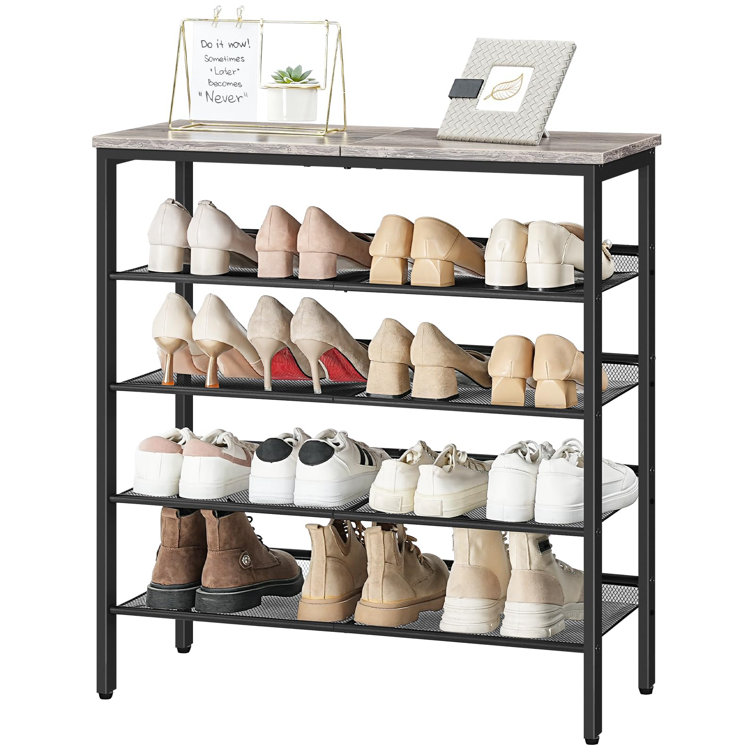 20 Pair Stackable Shoe Rack 17 Stories