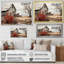 Red Farmhouse Rustic Elegance I - Print-2062388162-2062388169-2025847580