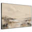 Très grand art mural imprimé sur toile - Beige, brun clair, paysage abstrait, décor de salon contemporain - "Assemblage requis (cadre non fini)"-130840764