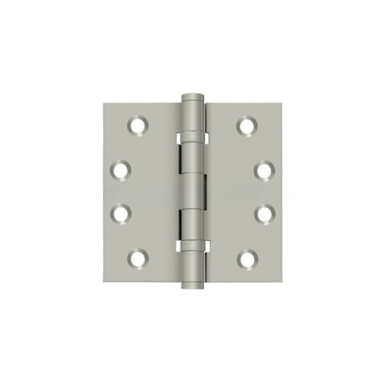 102'' x 102'' Butt Bearing Hinge, Brushed Nickel