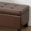 Banc de rangement en similicuir Aeronwen-1573212225