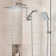 Multi Function Adjustable And Dual Shower Head with Handheld Combo