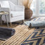 Tapis en jute noué à la main Baileigh-21204962