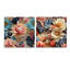 Sheena - Ensemble de 2 art mural en verre acrylique-103921580