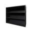Armoire murale moderne noire pour économiser de l'espace dans la cuisine - H 30 po x l 36 po x P 12 po, panneau de particules, grattoir, contient des épices, des bols, des bocaux, ajoute un style essentiel monté sur le flair, et sauve-1153773053