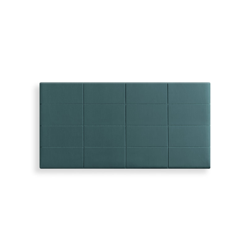 Raglen Upholstered Headboard, Small Double (4'), Petrol