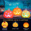 Ensemble de 3 citrouilles-lanternes lumineuses citrouille avec chapeau, décorations d'Halloween pour l'extérieur