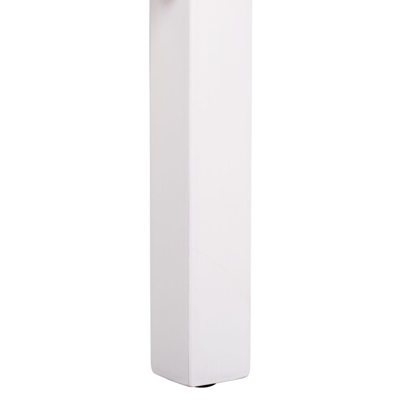 Tabouret de bar et de comptoir McCarthy Cane, Blanc / Naturel, Tabouret de comptoir (siège d'une hauteur de 25,5