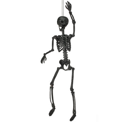 36" Plastic Glitter Skeleton