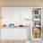 White, Queen Bed, Desk, Book Storage Area, Quality, Pine Wood, , Storage-Rich Shelving System, , Solution-1480097899-1480097898